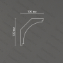 Потолочный гипсовый карниз гладкий Artpole SKT364