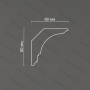 Потолочный гипсовый карниз Artpole S6K11