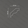 Потолочный гипсовый карниз Artpole S6K4