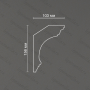 Потолочный гипсовый карниз Artpole S6K6