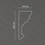 Потолочный гипсовый карниз Artpole SKT130