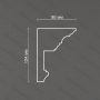 Потолочный гипсовый карниз Artpole SKT141