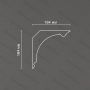 Потолочный гипсовый карниз Artpole SKT158