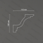 Потолочный гипсовый карниз Artpole SKT167