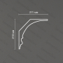 Потолочный карниз из гипса Artpole SKT217