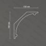 Потолочный карниз из гипса Artpole SKT218