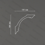 Потолочный карниз из гипса Artpole SKT222