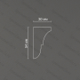 Потолочный гипсовый карниз Artpole SKT22