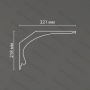 Потолочный карниз из гипса Artpole SKT234