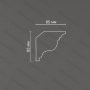 Потолочный гипсовый карниз Artpole SKT35