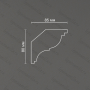Потолочный гипсовый карниз Artpole SKT43