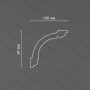 Потолочный гипсовый карниз Artpole SKT48