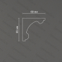 Потолочный гипсовый карниз Artpole SKT5
