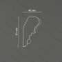 Потолочный карниз из гипса Artpole SK158