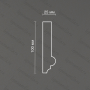 Гипсовый молдинг Artpole SMG244