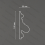 Гипсовый молдинг Artpole SMG259