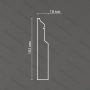 Напольный гипсовый плинтус Artpole S1PL1