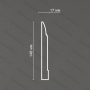 Напольный гипсовый плинтус Artpole S3PL4
