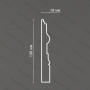 Напольный гипсовый плинтус Artpole SPL11