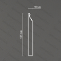 Напольный гипсовый плинтус Artpole SPL12