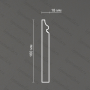 Напольный гипсовый плинтус Artpole SPL4
