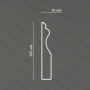 Напольный гипсовый плинтус Artpole SPL8