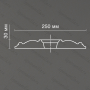 Потолочная гипсовая розетка Artpole SRT3