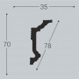 Карниз гладкий из XPS Polymer К5 70-35 Bello Deco