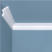 Карниз гладкий из XPS Polymer К8 45-30 Bello Deco