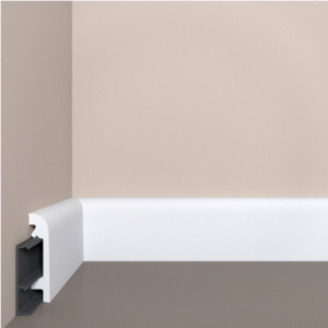 Напольный плинтус Bello Deco П16 80-19 с монтажной планкой