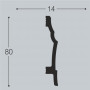 Напольный плинтус Bello Deco П20 80-14 из XPS Polymer