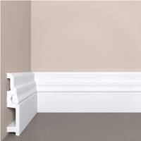 Напольный плинтус Bello Deco П6 120-24 из XPS Polymer