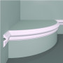 Молдинг гладкий гибкий из полиуретана М10 45-17 F Bello Deco