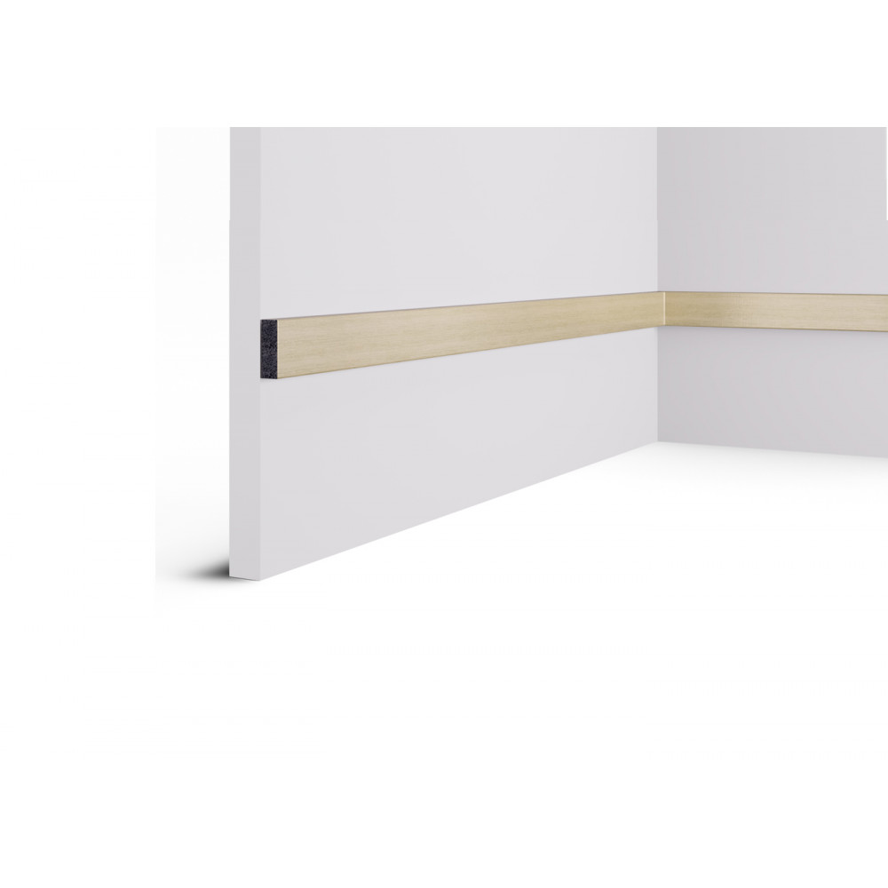 Рейка из экополимера RX010-053 30x10x2000 Золото матовое