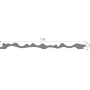 Стеновая панель из экополимера RP014 156х12x2800мм Cosca - 3D Панель