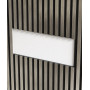 Рейка из экополимера RX010-055 30x10x2000 Платина матовая