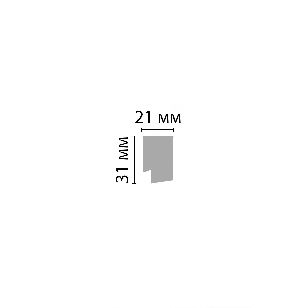 Молдинг DECOMASTER D405 ДМ(31*21*2900 мм)