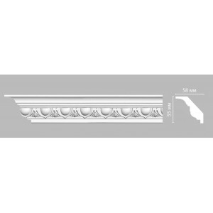 Плинтус потолочный с рисунком DECOMASTER DT-13A (55х58x2400)