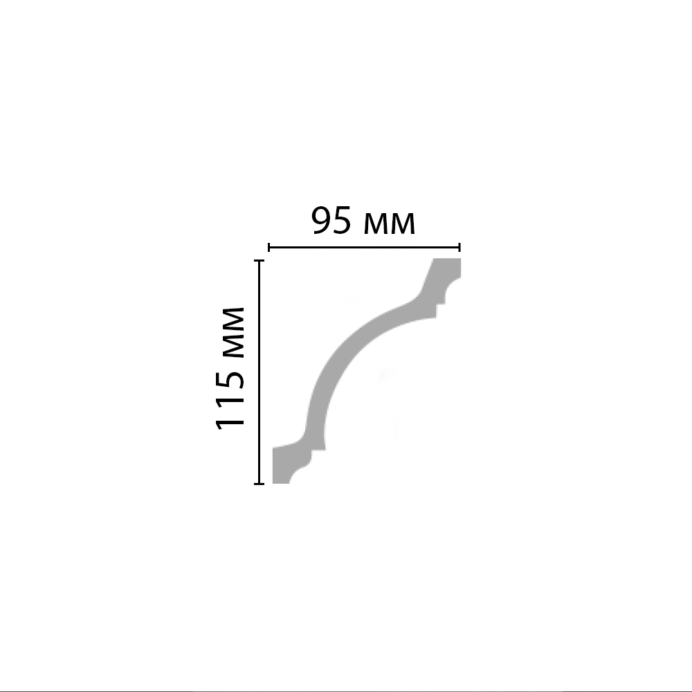 Плинтус потолочный  96270/32