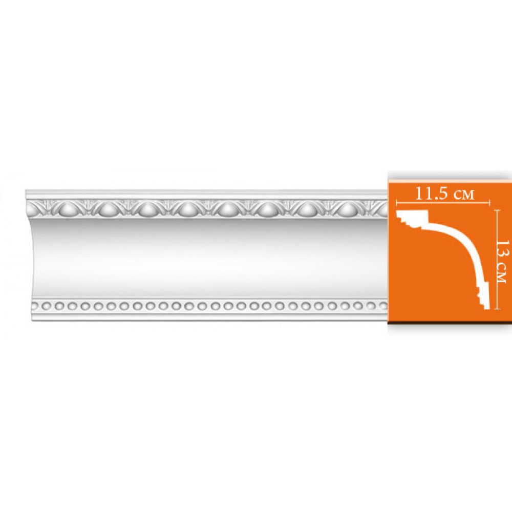 Плинтус потолочный с рисунком  DT-88107