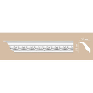 Плинтус потолочный с рисунком DECOMASTER DT-13 (55*55*2400мм)