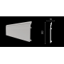 Плинтус напольный из дюрополимера DD726 Decor-Dizayn