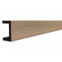 Декоративная рейка из дюрополимера ламинированная 613-90SH Decor-Dizayn