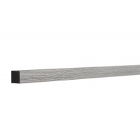 Декоративная рейка из дюрополимера ламинированная  622-80(SH) Decor-Dizayn