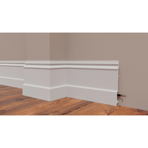 Плинтус напольный из дюрополимера DD725 Decor-Dizayn