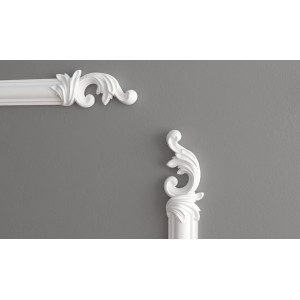 Завершающий элемент для молдинга H1-DD35 LR из дюрополимера Decor-Dizayn