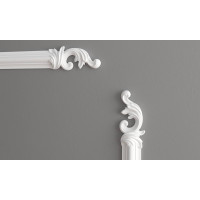 Завершающий элемент для молдинга H1-DD002 LR из дюрополимера Decor-Dizayn