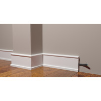 Плинтус напольный из дюрополимера DD712 Decor-Dizayn
