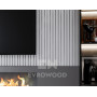 Стеновая панель PL04 из МДФ окрашенная белая Evrowood - 3D панель