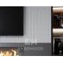 Стеновая панель PL07 из МДФ окрашенная белая Evrowood - 3D панель
